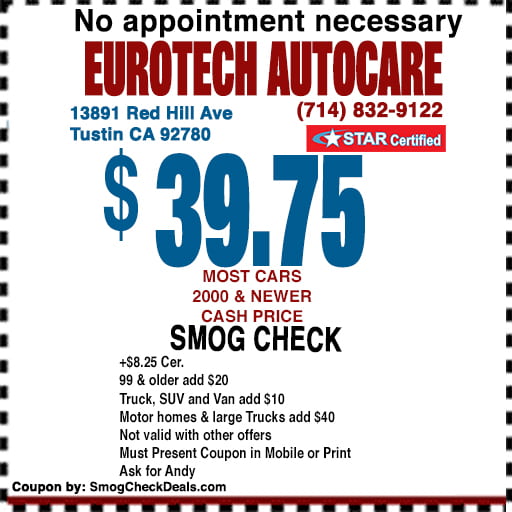 Smog Check Coupon